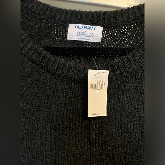 old navy cozy plush-yarn cocoon tunic sweater - Picture 4 of 6